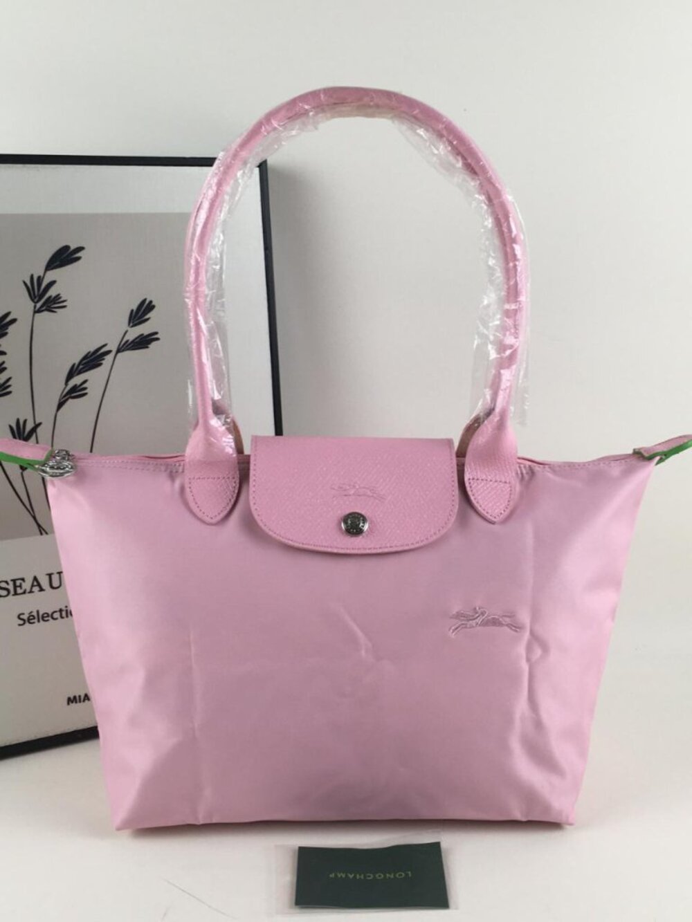 Longchamp Light Pink Le Pliage Small Tote